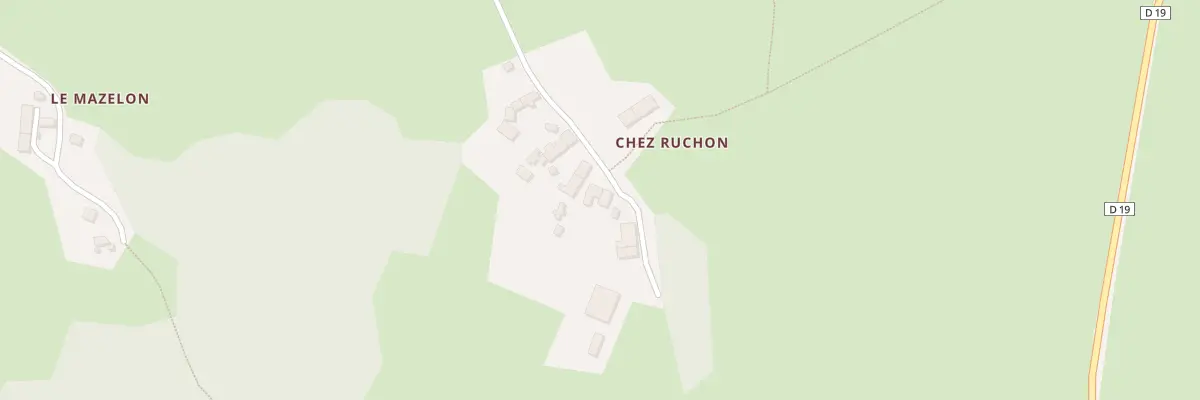 Plan du 6 Chez Ruchon à Saint-Alpinien