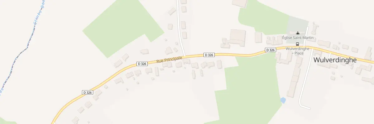 Plan du 820 Rue Principale à Wulverdinghe