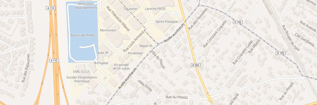 Plan du 4B Rle aux Boeufs à Ermont