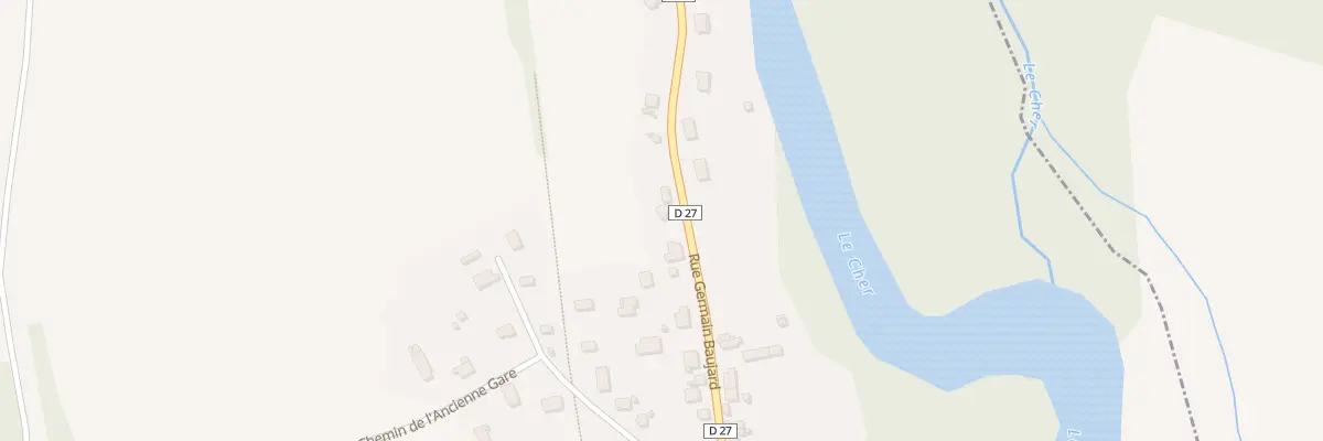 Plan du 26 Rue Germain Baujard à Saint-Florent-sur-Cher