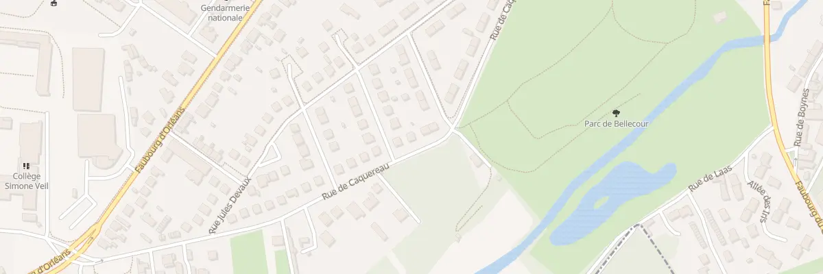 Plan du 26 Rue de Caquereau à Pithiviers