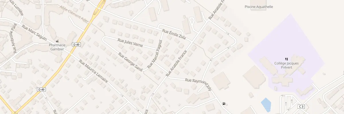 Plan du 381 Rue Anatole France à Chambly