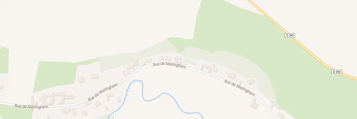 Plan du 759 Rue de Mazinghem à Anvin
