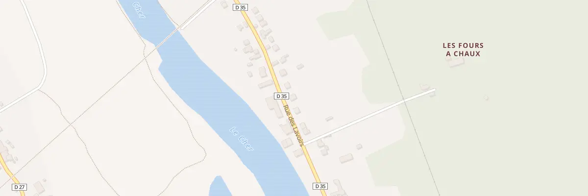 Plan du 93 Rue des Lavoirs à Saint-Florent-sur-Cher