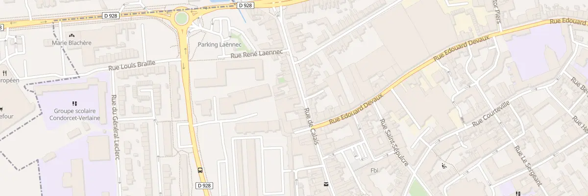 Plan du 116 Rue de Calais à Saint-Omer