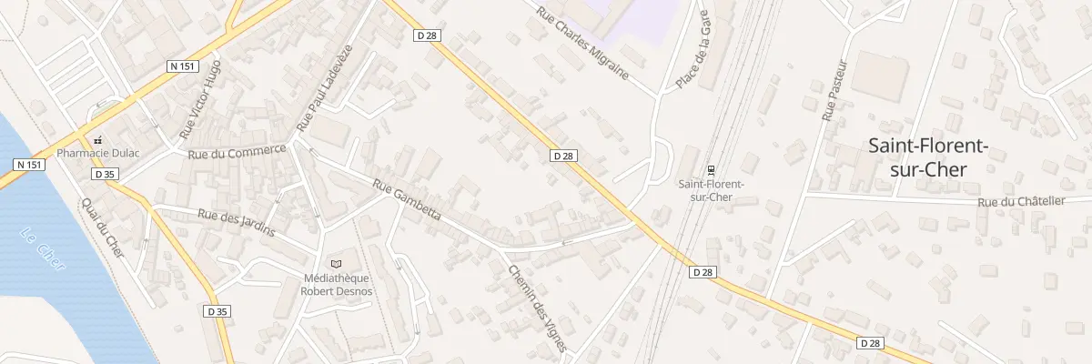 Plan du 24 Rue Pierre Semard à Saint-Florent-sur-Cher