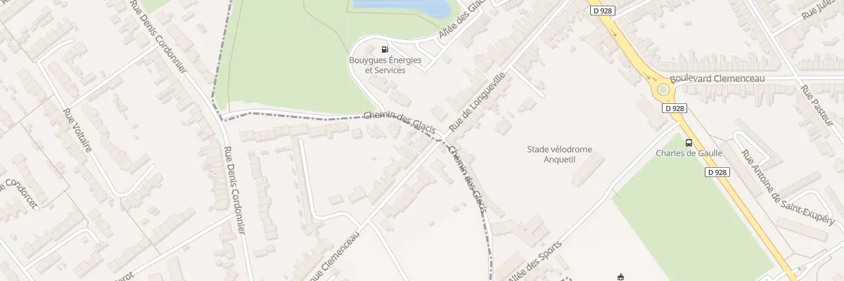 Plan du 4 Av Clemenceau à Longuenesse