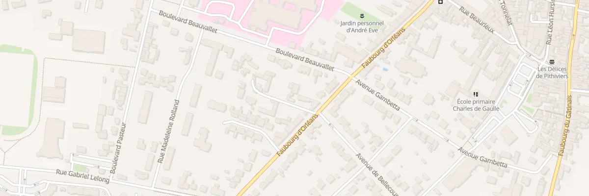 Plan du 4 Rue de Venouilles à Pithiviers