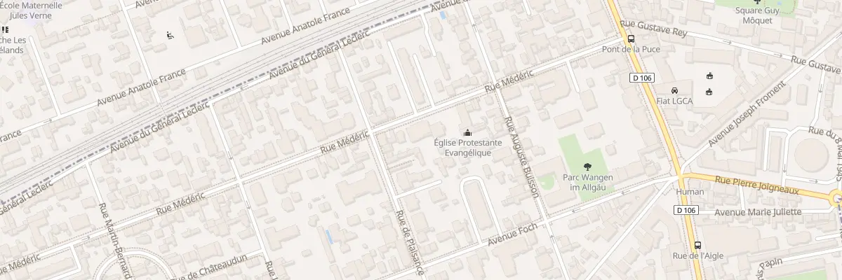 Plan du 25 Rue Médéric à La Garenne-Colombes