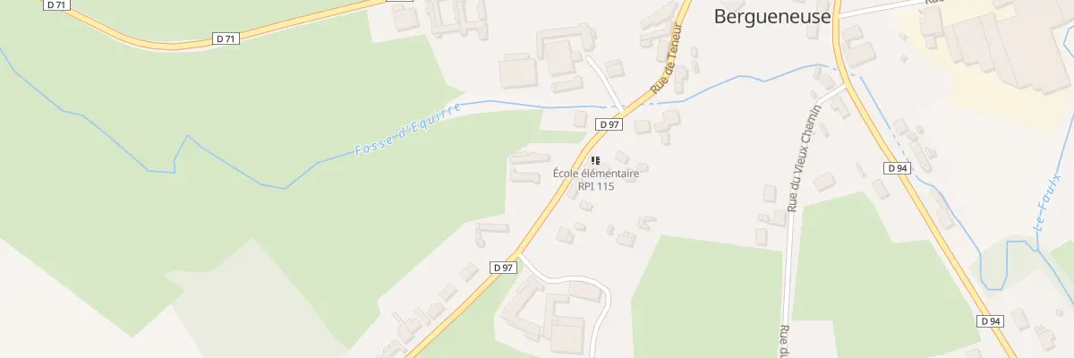 Plan du 9 Rue de Teneur à Bergueneuse