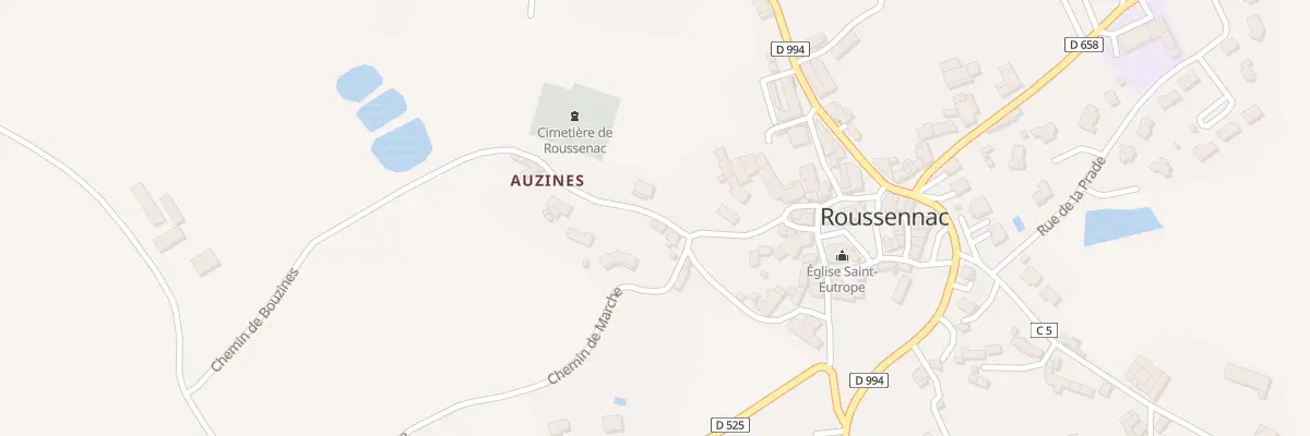 Plan du 5051 Roussennac à Roussennac