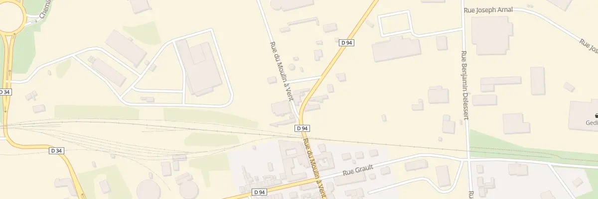 Plan du 38 Rue du Moulin à Vent à Bresles