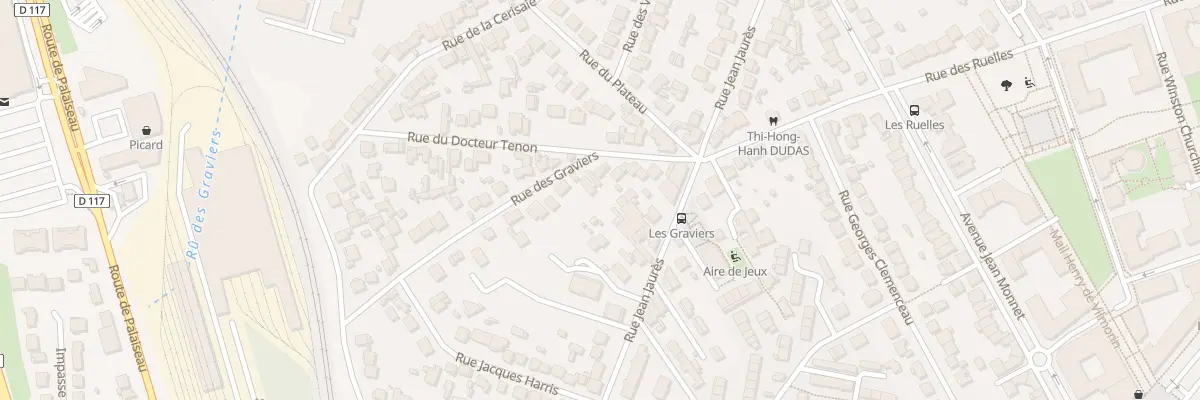 Plan du 15 Rue des Graviers à Massy