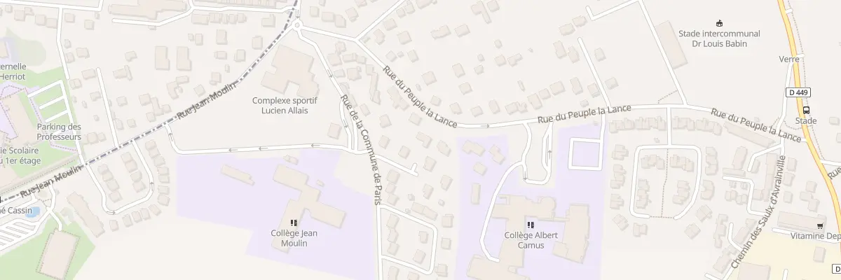 Plan du 21 Rue du Peuple la Lance à La Norville