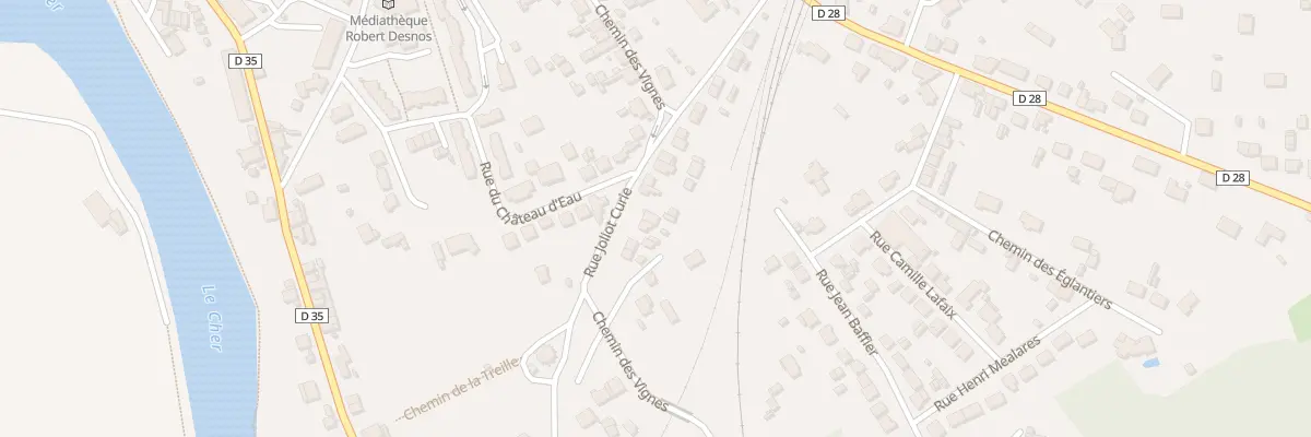 Plan du 27 Rue Joliot Curie à Saint-Florent-sur-Cher