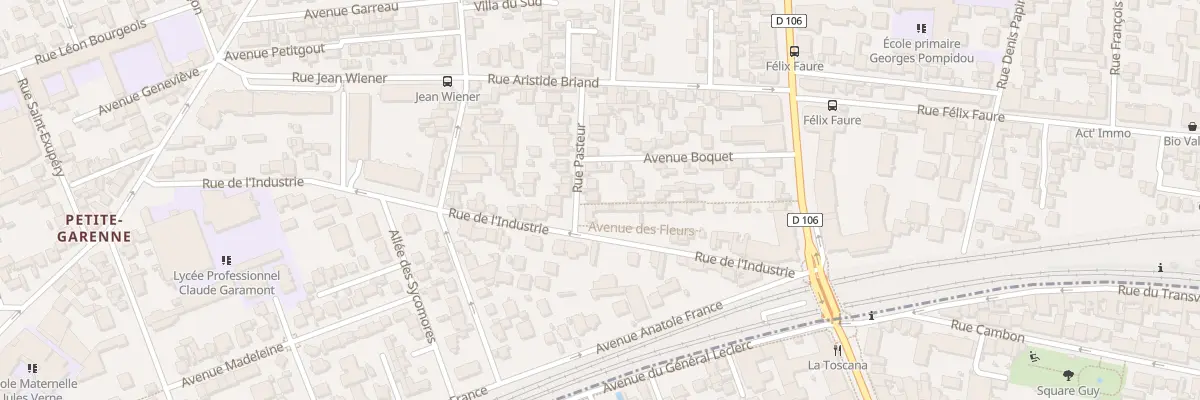 Plan du 23 Rue Pasteur à Colombes