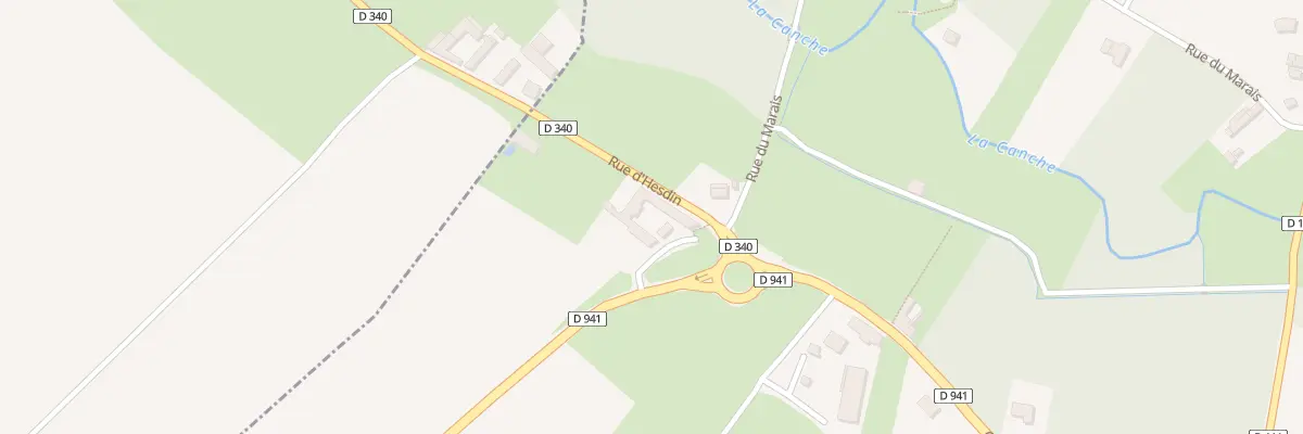 Plan du 1 Rue d’Hesdin à Ligny-sur-Canche