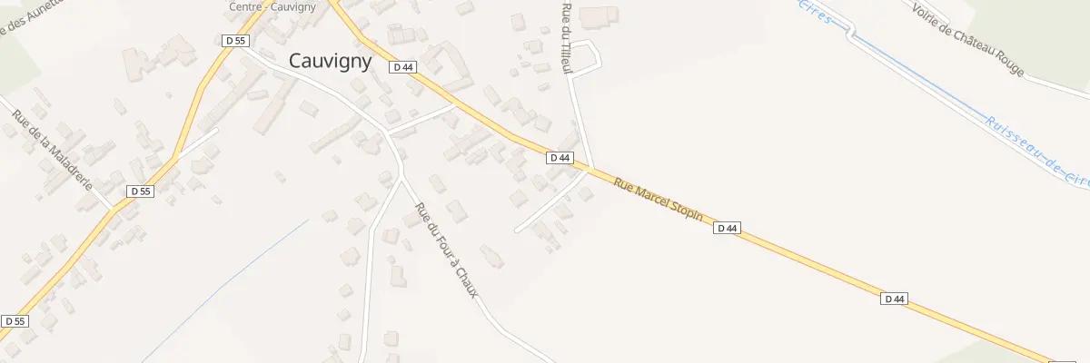 Plan du 6 Imp Raymond Lecoeuvre à Cauvigny