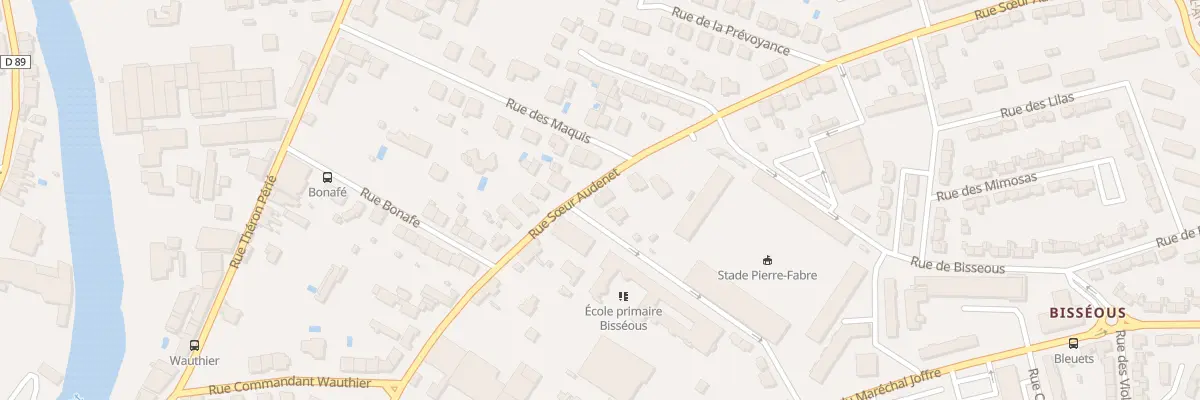 Plan du 120 Rue Soeur Audenet à Castres