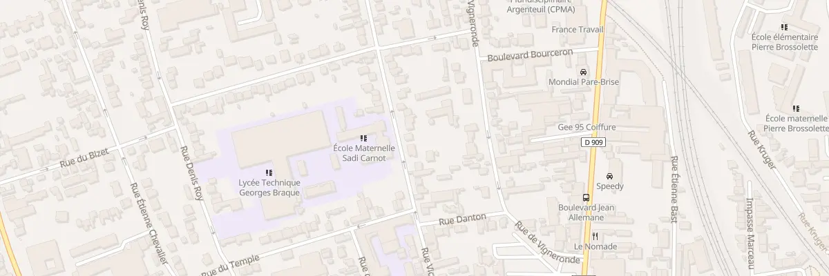 Plan du 32 Rue Victor Puiseux à Argenteuil
