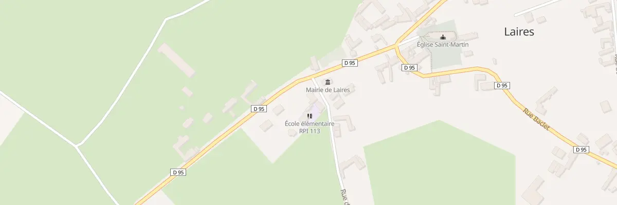 Plan du 2 Rue d’Heuchin à Laires