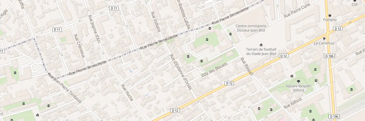 Plan du 46 Rue D’Estienne D’Orves à Courbevoie