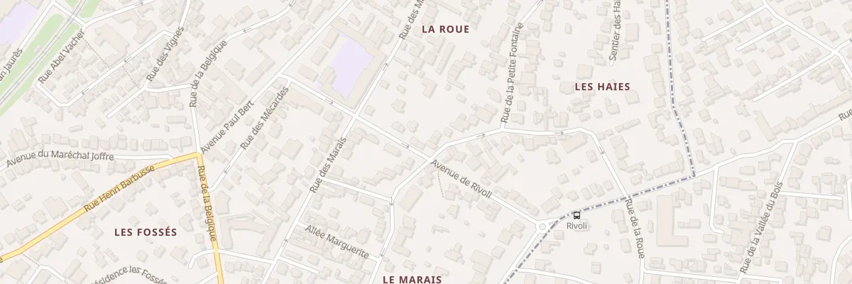 Plan du 58 Rue de la Petite Fontaine à Meudon
