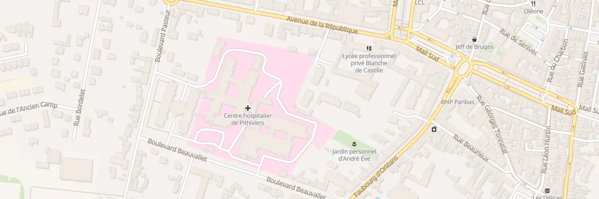 Plan du 11 Av de la République à Pithiviers
