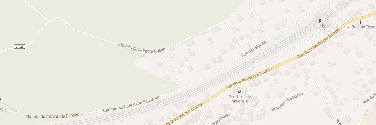 Plan du 7 Rue des Vignes à Lardy