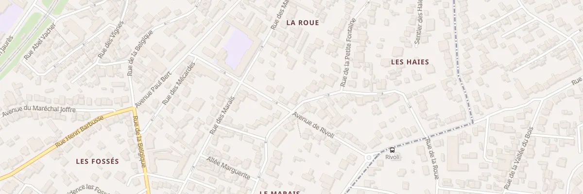Plan du 56 Rue de la Petite Fontaine à Meudon