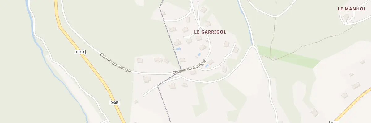 Plan du 5289 Le Garrigol à Saint-Parthem