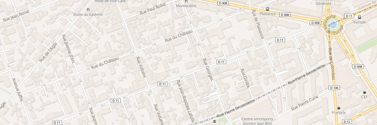 Plan du 36 Rue Raymond Ridel à La Garenne-Colombes