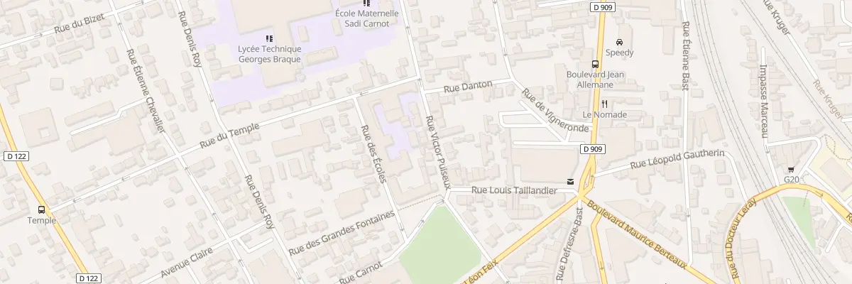 Plan du 7 Rue Victor Puiseux à Argenteuil