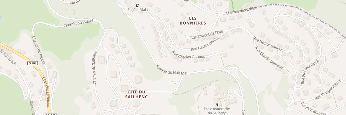 Plan du 43 Rue Charles Gounod à Decazeville