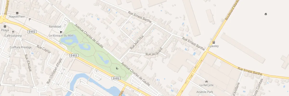 Plan du 9 Rue Jacquard à Castres
