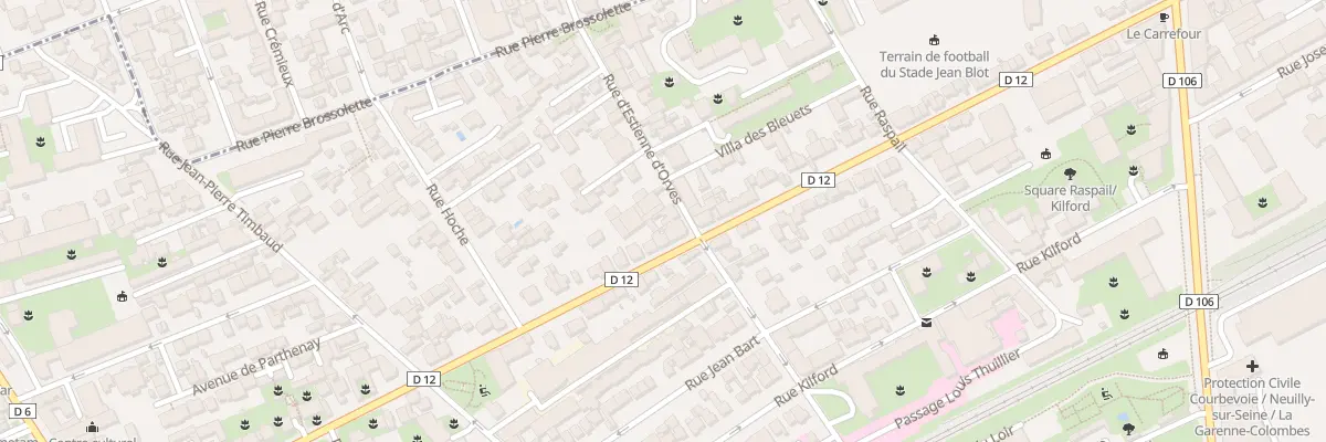 Plan du 25 Rue D’Estienne D’Orves à Courbevoie