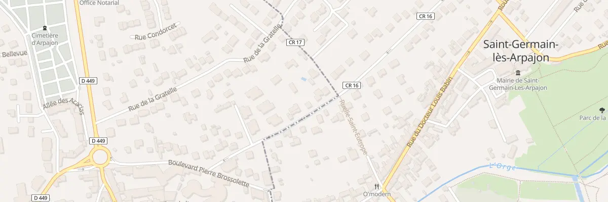Plan du 21 Rue du 8 Mai 1945 à Arpajon