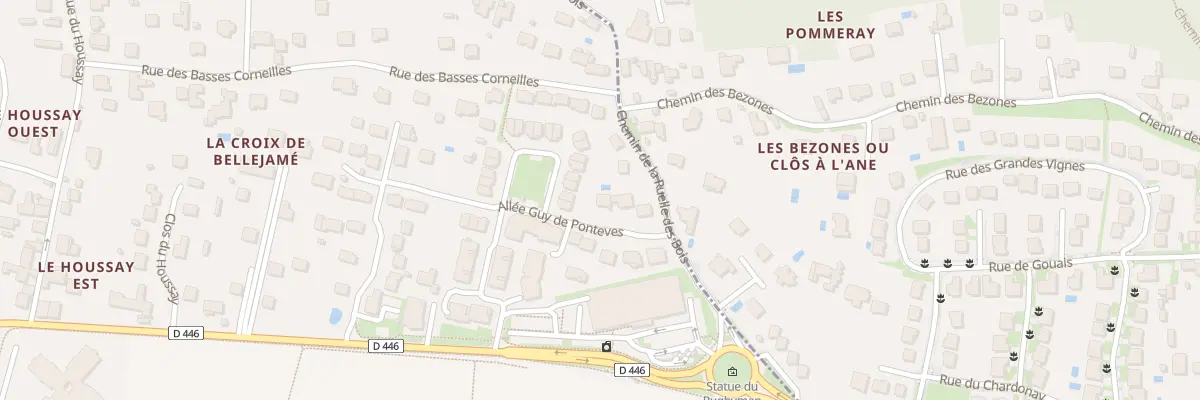 Plan du 6 All Guy de Ponteves à Marcoussis