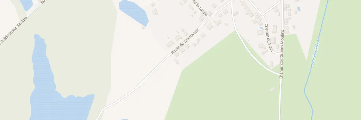 Plan du 15 Che de Grandvaux à Brinon-sur-Sauldre