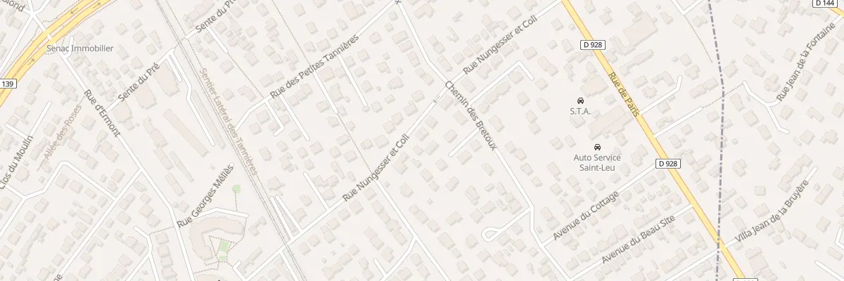 Plan du 23B Rue Nungesser et Coli à Saint-Leu-la-Forêt