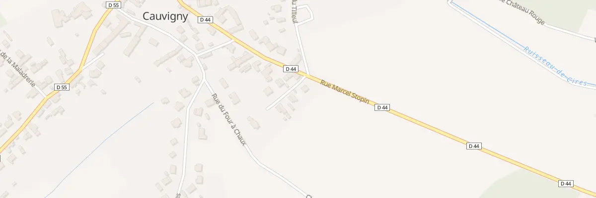 Plan du 1 Imp Raymond Lecoeuvre à Cauvigny