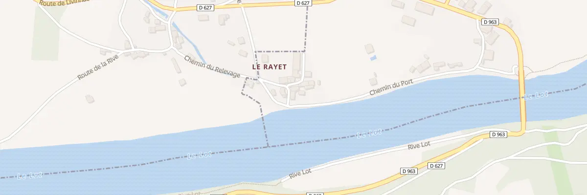 Plan du 5138 Le Rayet à Saint-Santin