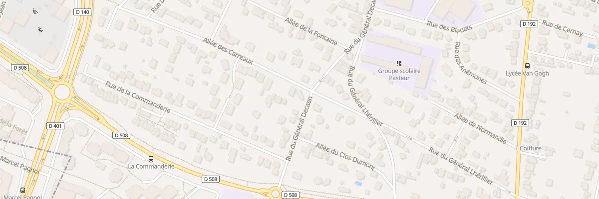 Plan du 30 Rue du Général Decaen à Ermont
