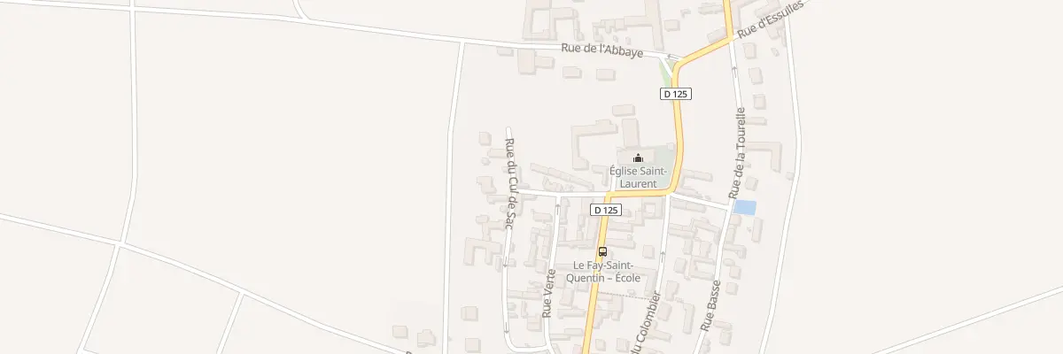 Plan du 3 Rue de l’Eglise au Fay-Saint-Quentin