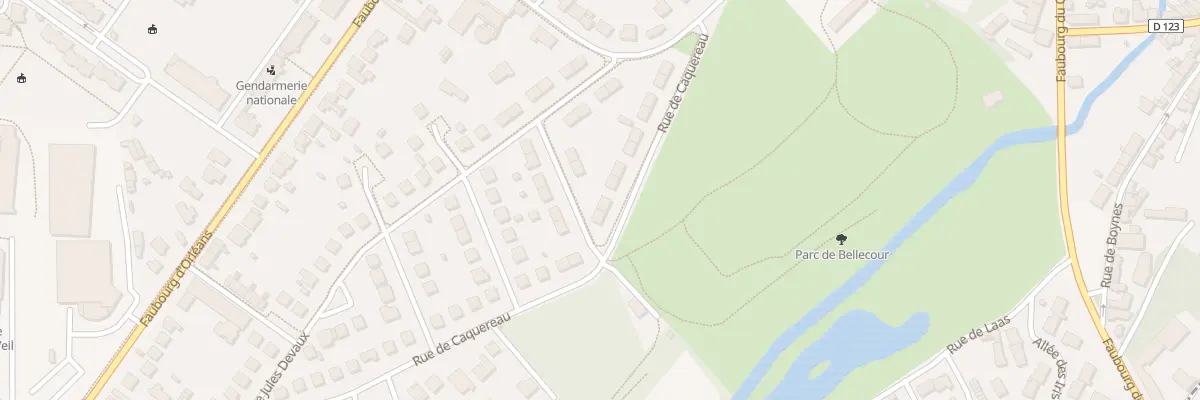 Plan du 18 Rue de Caquereau à Pithiviers