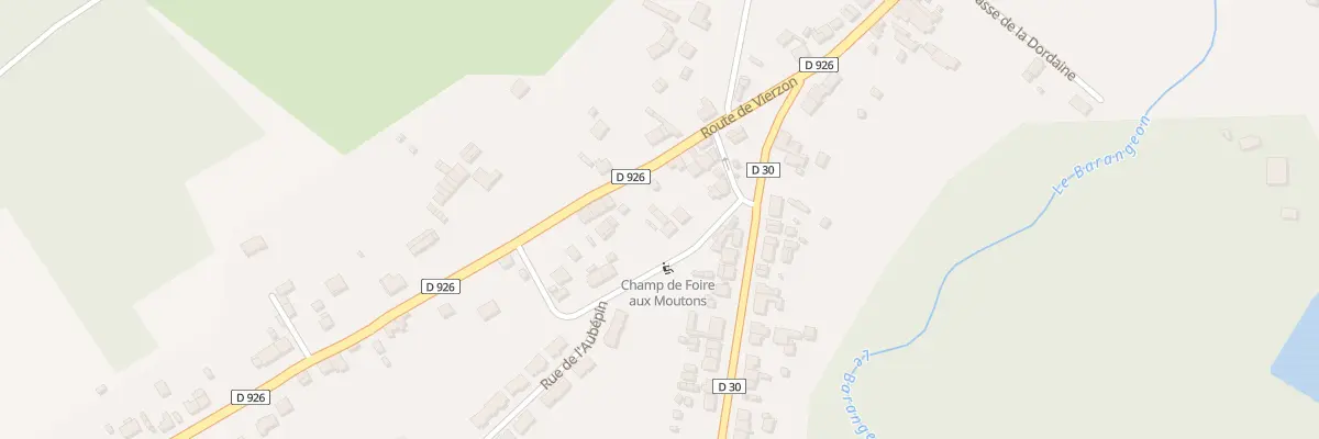 Plan du 9 Rte de Vierzon à Neuvy-sur-Barangeon