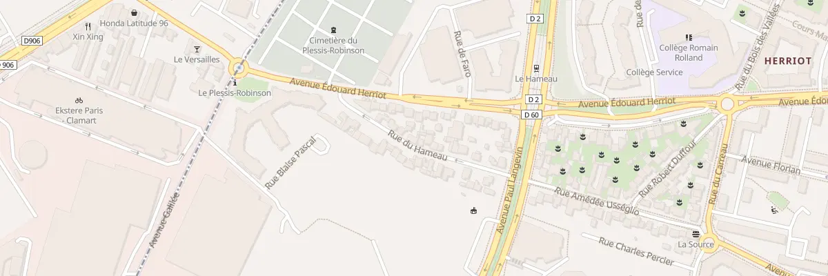 Plan du 24 Rue du Hameau au Plessis-Robinson