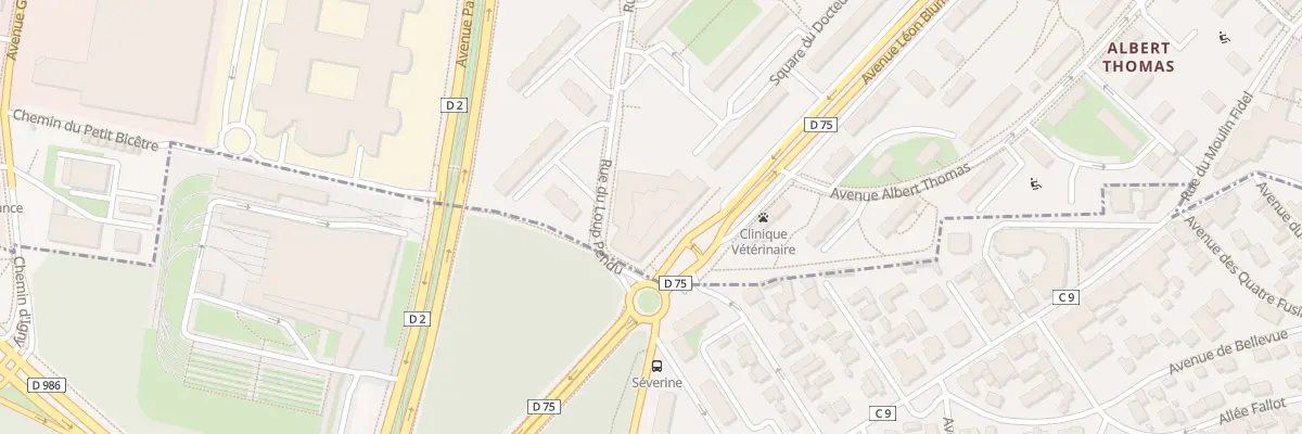 Plan du 44 Rue du Loup Pendu au Plessis-Robinson