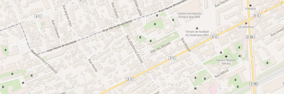 Plan du 36 Rue D’Estienne D’Orves à Courbevoie