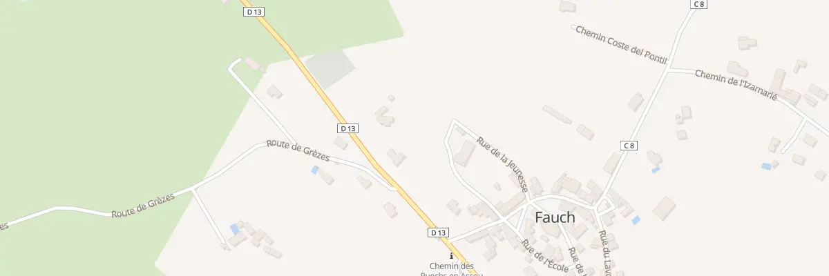 Plan du 4 Rue de la jeunesse à Fauch